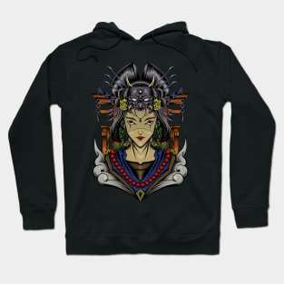 The geisha illustration Hoodie